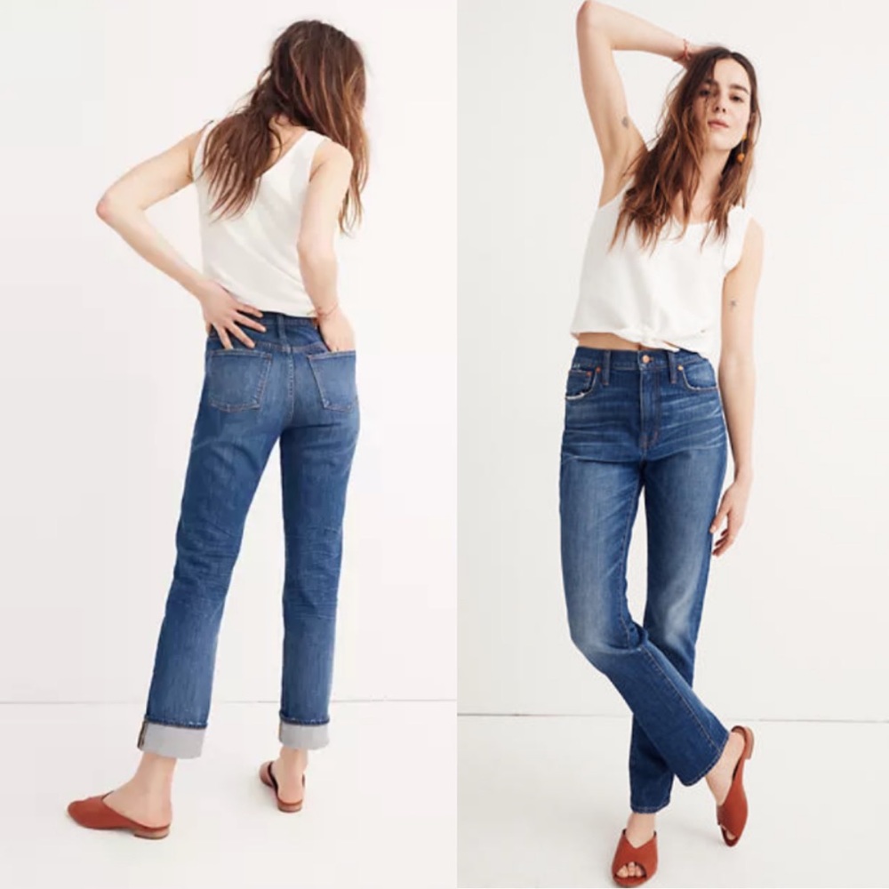 Madewell the high-rise slim boyjean